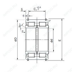 Подшипник E5044NRNT Подшипник E5044NRNT