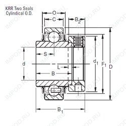Подшипник E55KRR