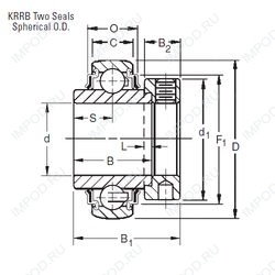 Подшипник E55KRRB Подшипник E55KRRB