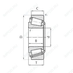 Подшипник CRB20/76