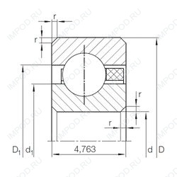 Подшипник CSCAA 010 TN