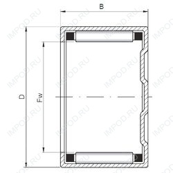 Подшипник BK152318 Подшипник BK152318