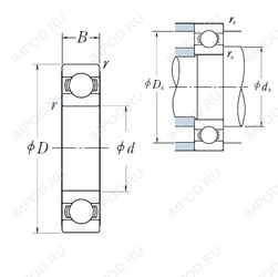 Подшипник B105-9