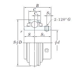 Подшипник UCX07-22L3 Подшипник UCX07-22L3