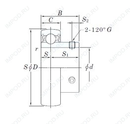 Подшипник UC201L2