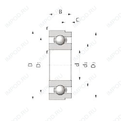 Подшипник TM-SX06C42CS44 Подшипник TM-SX06C42CS44