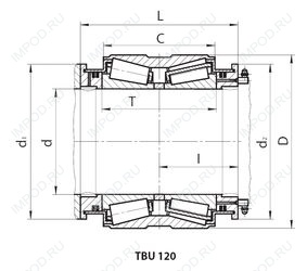 Подшипник TBU120