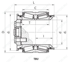 Подшипник TBU130/1