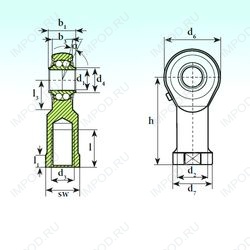 Подшипник TSF 20 BB