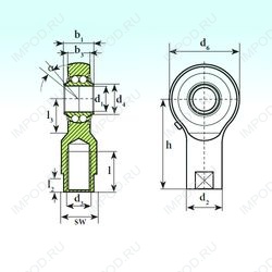 Подшипник TSF 10 BB-E