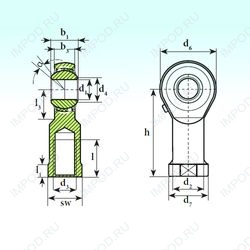 Подшипник TSF 06 BB-O Подшипник TSF 06 BB-O