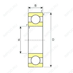 Подшипник SS 619/7