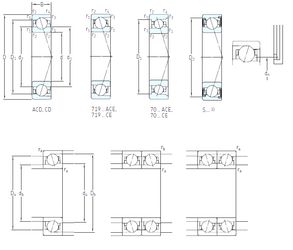 Подшипник S71904 ACD/HCP4A