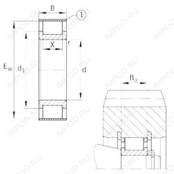 Подшипник RSL182214-A