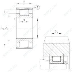Подшипник RSL183017-A