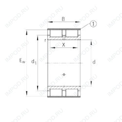 Подшипник RSL185024-A Подшипник RSL185024-A