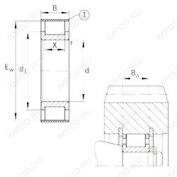 Подшипник RSL182324-A Подшипник RSL182324-A