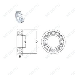 Подшипник S1640-2Z