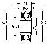 Подшипник RW3ZZ