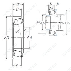 Подшипник R480-1A