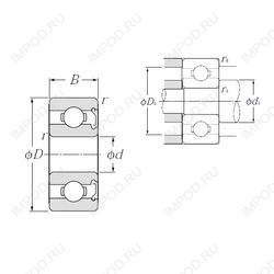 Подшипник RA2-5Z Подшипник RA2-5Z