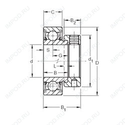Подшипник RAE25RR