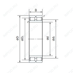 Подшипник RB4868 Подшипник RB4868