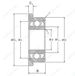 Подшипник RF-2280HH Подшипник RF-2280HH
