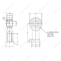 Подшипник PBR12FN