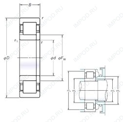 Подшипник NUP205EM Подшипник NUP205EM