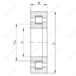 Подшипник NUP20/670 Подшипник NUP20/670