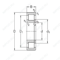 Подшипник NUP2210-E-MPA Подшипник NUP2210-E-MPA