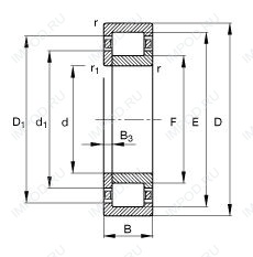 Подшипник NUP2315-E-TVP2