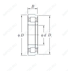 Подшипник NUP2321