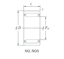 Подшипник NQ20/16D