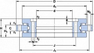 Подшипник NRT 80 B