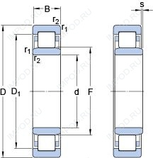 Подшипник NU 2/600 ECMA/HB1 Подшипник NU 2/600 ECMA/HB1