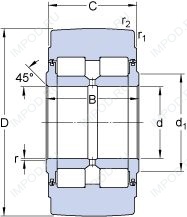 Подшипник NNTR 65x160x75.2ZL Подшипник NNTR 65x160x75.2ZL