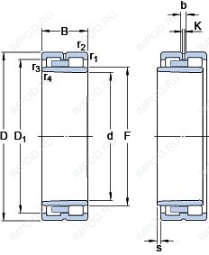 Подшипник NNU 4984 BK/SPW33