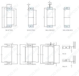 Подшипник NNU 4980 B/SPW33 Подшипник NNU 4980 B/SPW33