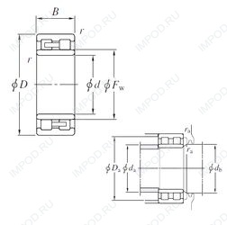 Подшипник NNU49/670 Подшипник NNU49/670