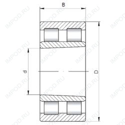 Подшипник NNU4956K V Подшипник NNU4956K V