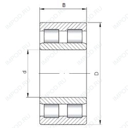 Подшипник NNU4952 V Подшипник NNU4952 V
