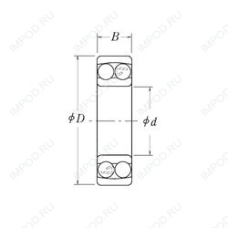 Подшипник NLJ1.5/8 Подшипник NLJ1.5/8