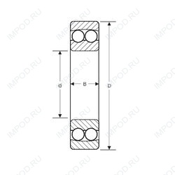 Подшипник NMJ 5/8
