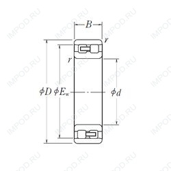 Подшипник NN 3007