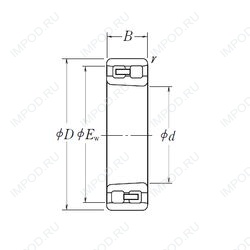 Подшипник NN 3028 K