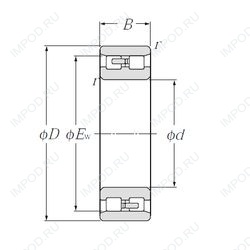 Подшипник NN3020/W33 Подшипник NN3020/W33