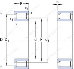Подшипник NJG 2306 VH