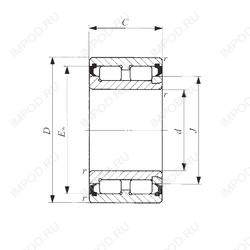 Подшипник NAG 4900UU